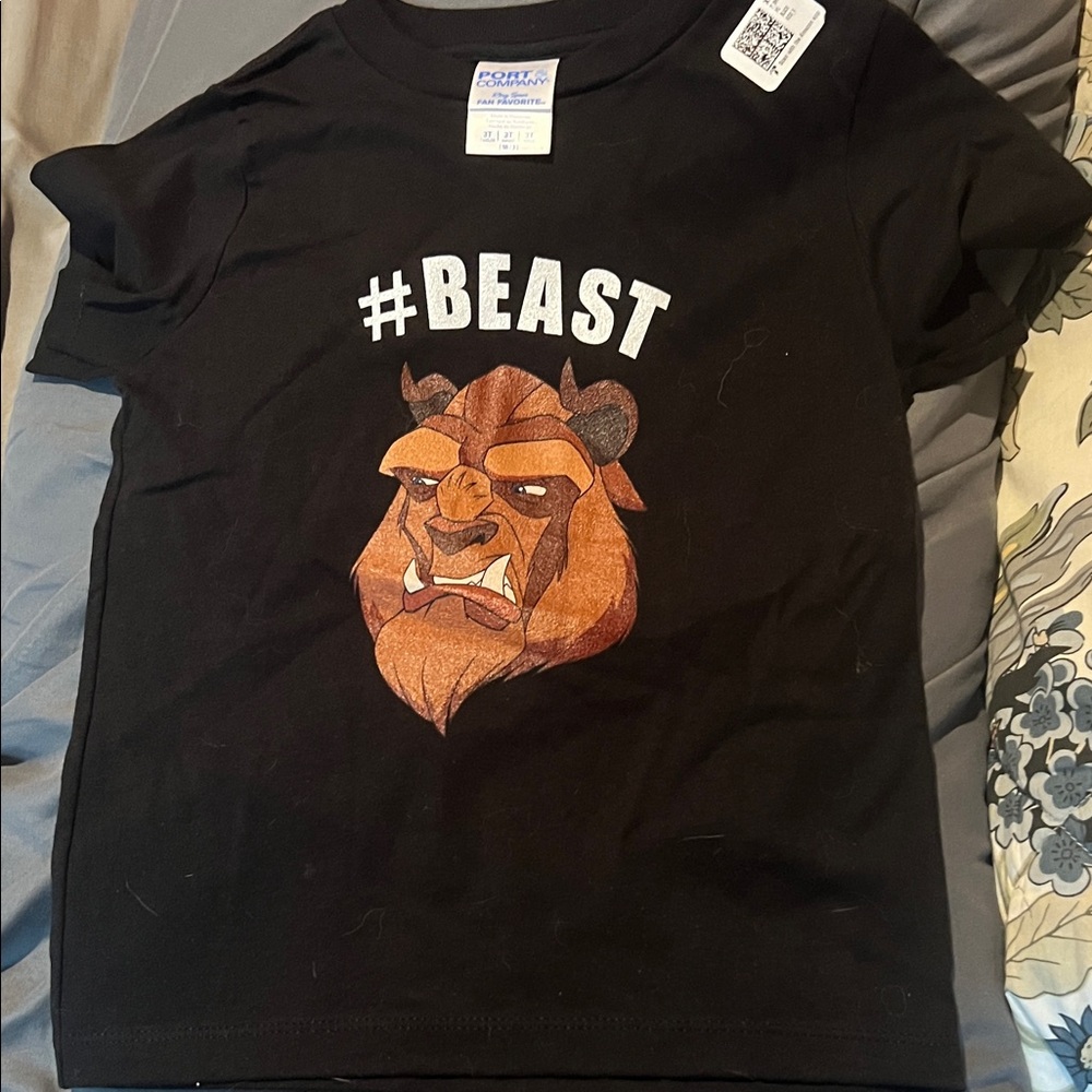 Kids Black #Beast Graphic Tee